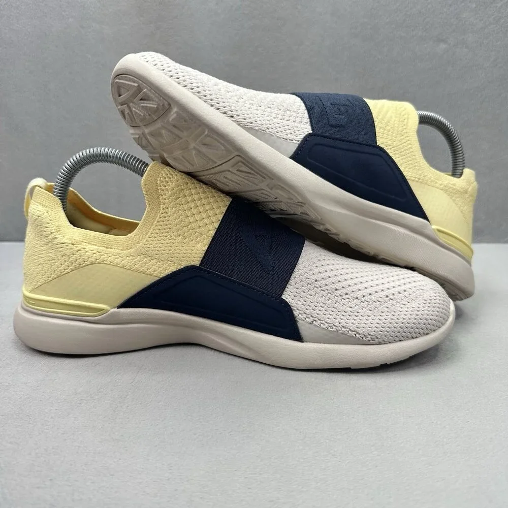 APL Techloom Bliss‎ Womens Size 8.5 Shoes Lemon Zest/  Midnight Athletic Running